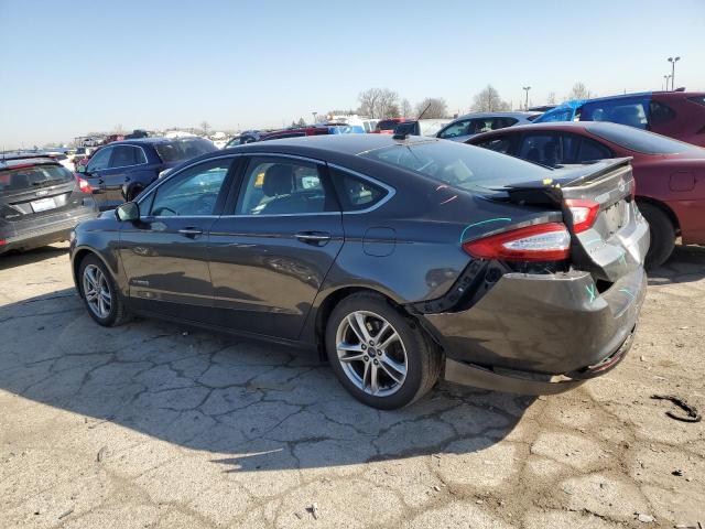 3FA6P0RU5FR102517 - 2015 FORD FUSION TITANIUM HEV GRAY photo 2