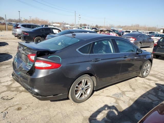 3FA6P0RU5FR102517 - 2015 FORD FUSION TITANIUM HEV GRAY photo 3