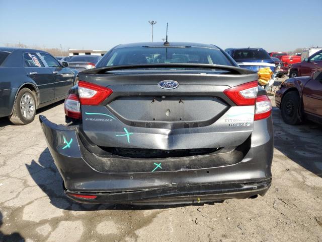 3FA6P0RU5FR102517 - 2015 FORD FUSION TITANIUM HEV GRAY photo 6