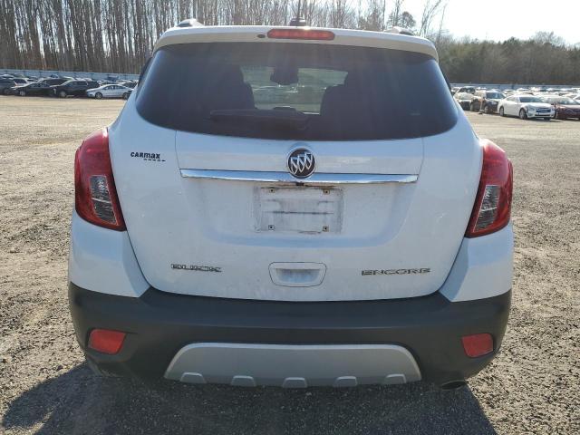 KL4CJCSB1GB752972 - 2016 BUICK ENCORE WHITE photo 6