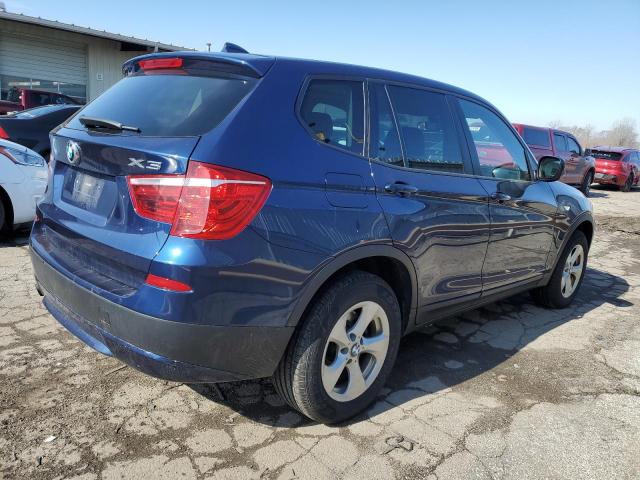 5UXWX5C58CL721842 - 2012 BMW X3 XDRIVE28I BLUE photo 3