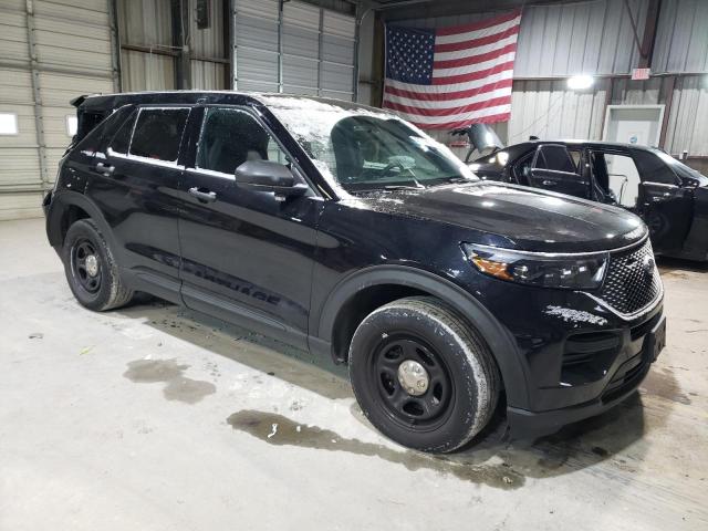 1FM5K8AB1MGC31805 - 2021 FORD EXPLORER POLICE INTERCEPTOR 黑色 照片 4