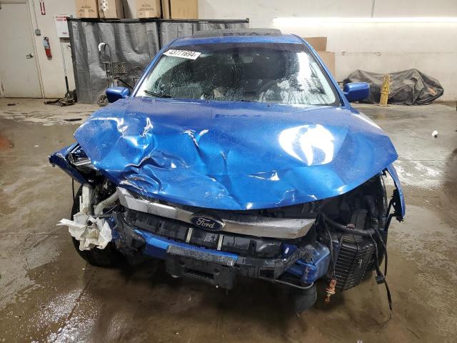 3FAHP0HA5CR288930 - 2012 FORD FUSION SE BLUE photo 5