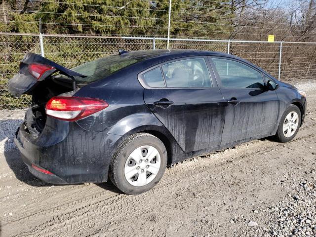 3KPFK4A7XJE189417 - 2018 KIA FORTE LX BLACK photo 3