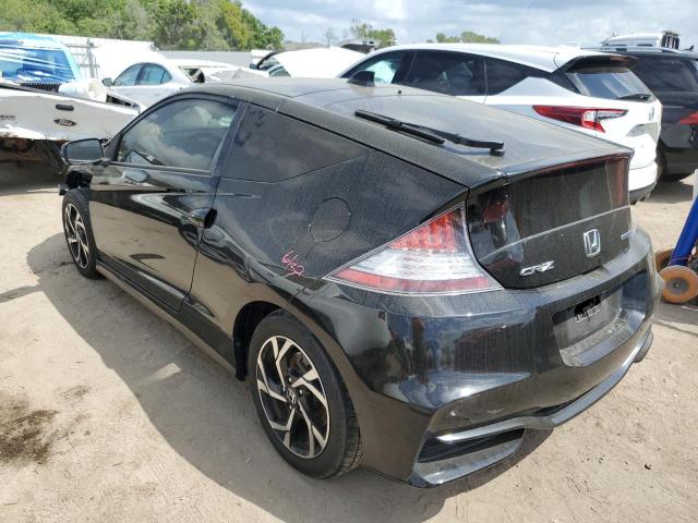 JHMZF1D66GS000723 - 2016 HONDA CR-Z EX BLACK photo 2