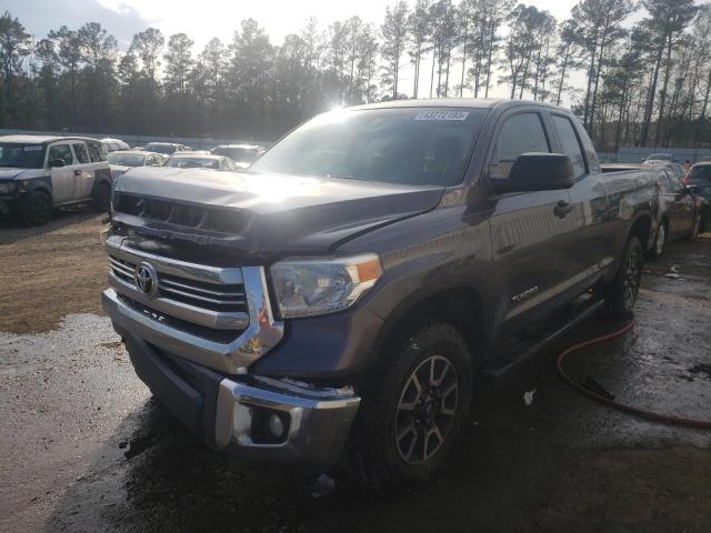 5TFRM5F13HX115431 - 2017 TOYOTA TUNDRA DOUBLE CAB SR/SR5 GRAY photo 1