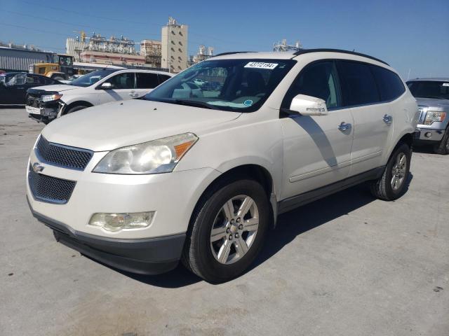 1GNKRGED7CJ182840 - 2012 CHEVROLET TRAVERSE LT WHITE photo 1