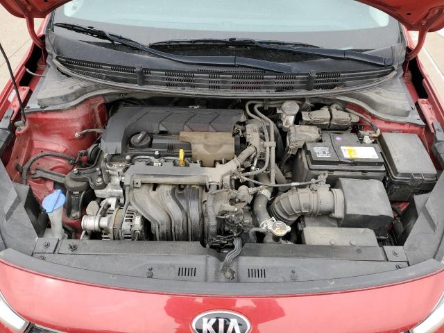 3KPA24ADXLE262546 - 2020 KIA RIO LX RED photo 11