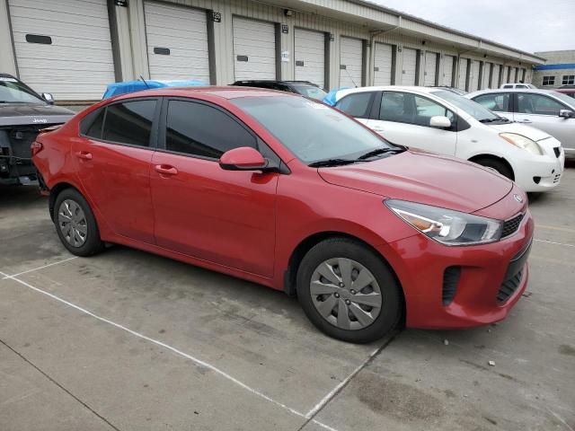 3KPA24ADXLE262546 - 2020 KIA RIO LX RED photo 4