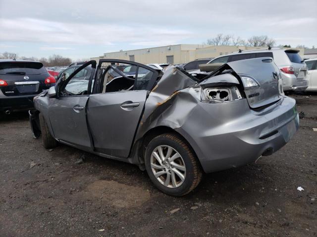 JM1BL1V83C1689082 - 2012 MAZDA 3 I GRAY photo 2