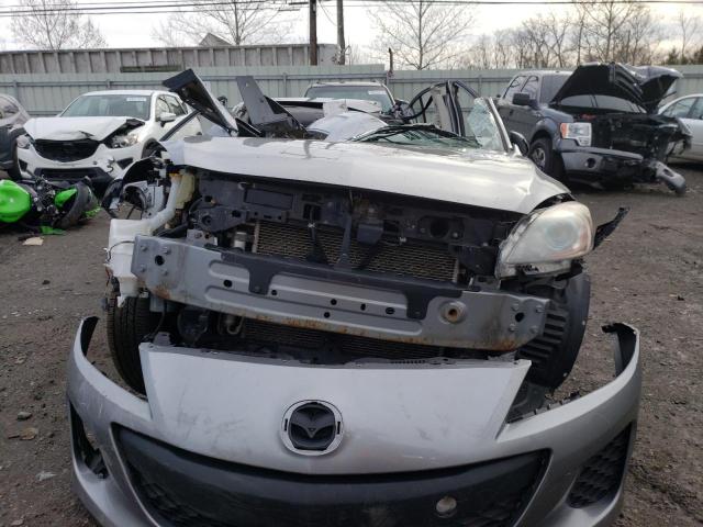 JM1BL1V83C1689082 - 2012 MAZDA 3 I GRAY photo 5