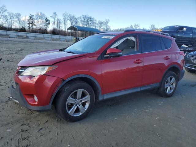 2T3WFREV7FW181524 - 2015 TOYOTA RAV4 XLE RED photo 1