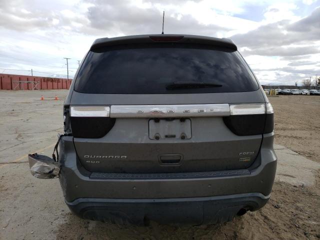 1C4RDJDG7CC110765 - 2012 DODGE DURANGO CREW GRAY photo 6