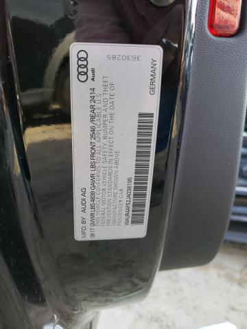 WAUR4AF52JA038195 - 2018 AUDI S5 PRESTIGE BLACK photo 12