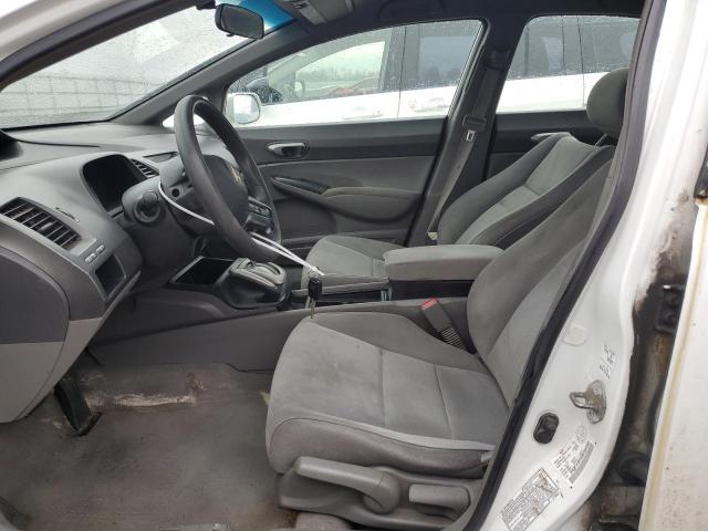 2HGFA16568H114500 - 2008 HONDA CIVIC LX WHITE photo 7