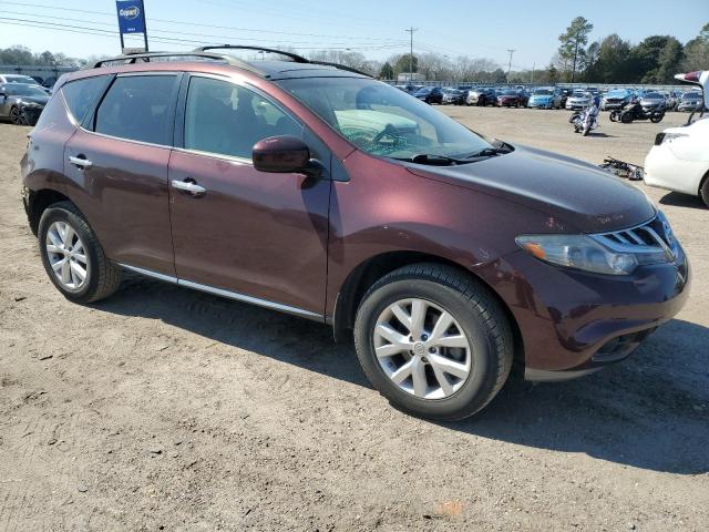 JN8AZ1MUXEW402565 - 2014 NISSAN MURANO S BURGUNDY photo 4