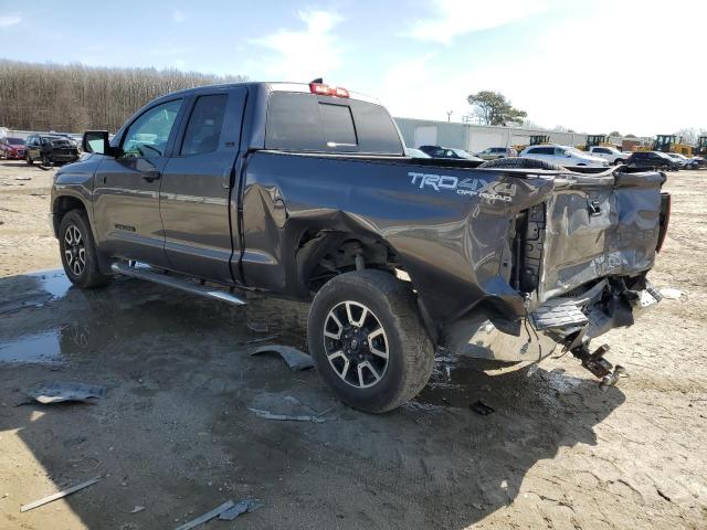 5TFUY5F19MX993602 - 2021 TOYOTA TUNDRA DOUBLE CAB SR/SR5 GRAY photo 2