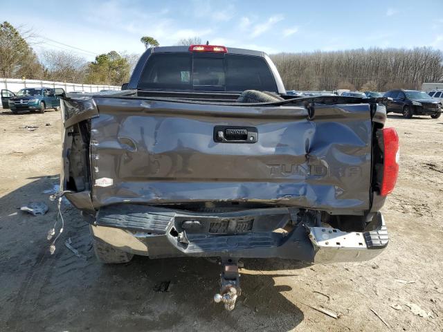 5TFUY5F19MX993602 - 2021 TOYOTA TUNDRA DOUBLE CAB SR/SR5 GRAY photo 6