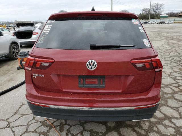 3VV3B7AX0MM142820 - 2021 VOLKSWAGEN TIGUAN SE RED photo 6