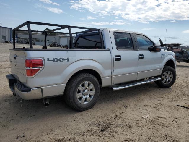 1FTFW1ET7CFA86586 - 2012 FORD F 150 SUPERCREW SILVER photo 3