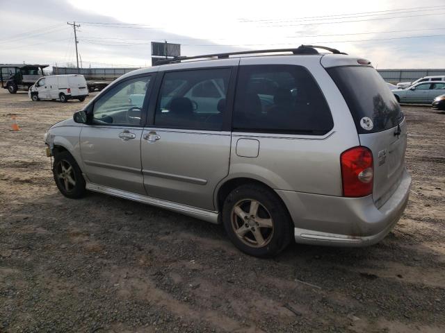 JM3LW28A430354989 - 2003 MAZDA MPV WAGON SILVER photo 2