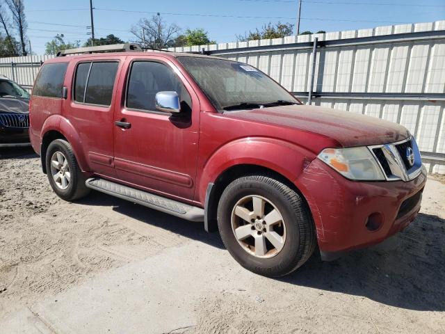 5N1AR18U28C638392 - 2008 NISSAN PATHFINDER BURGUNDY photo 4