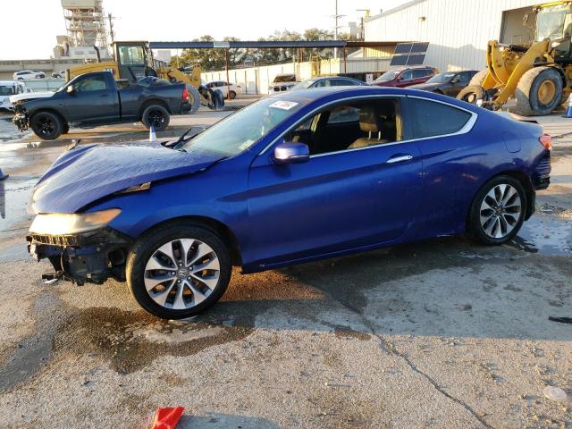 1HGCT1B73EA011694 - 2014 HONDA ACCORD EX BLUE photo 1