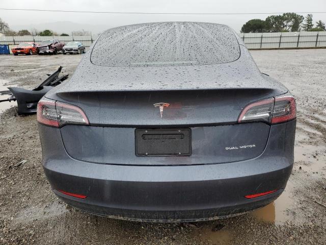 5YJ3E1EB1NF299795 - 2022 TESLA MODEL 3 CHARCOAL photo 6