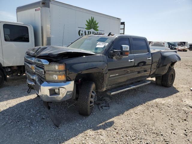 1GC4K0E89FF622435 - 2015 CHEVROLET SILVERADO K3500 LTZ BLACK photo 1