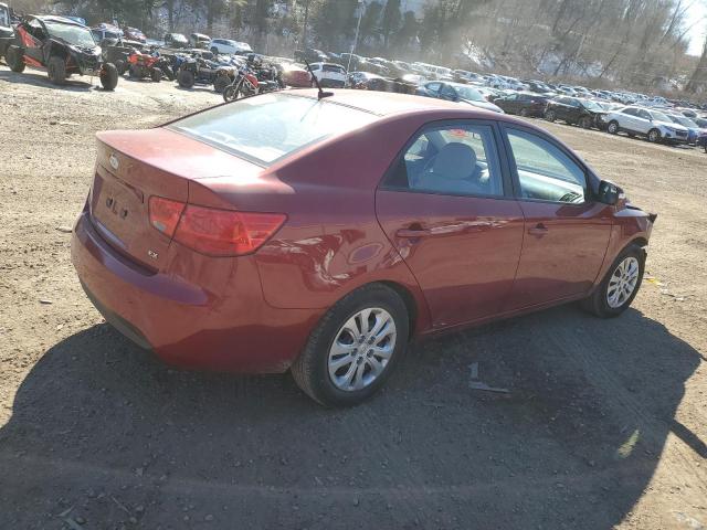 KNAFU4A27A5046853 - 2010 KIA FORTE EX RED photo 3