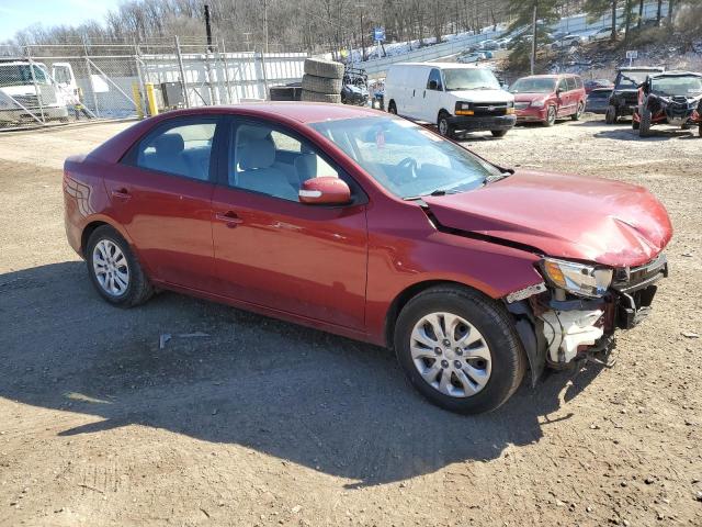 KNAFU4A27A5046853 - 2010 KIA FORTE EX RED photo 4