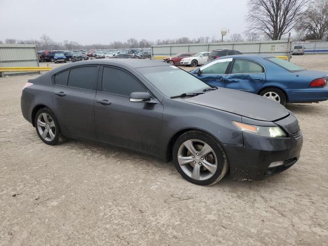 19UUA9F59DA002580 - 2013 ACURA TL TECH GRAY photo 4