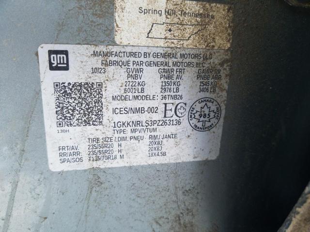 1GKKNRLS3PZ263136 - 2023 GMC ACADIA SLE 灰色 照片 13