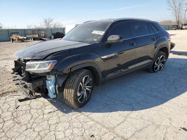 1V2WE2CA4PC211060 - 2023 VOLKSWAGEN ATLAS CROS SE Czarny zdjęcie 1