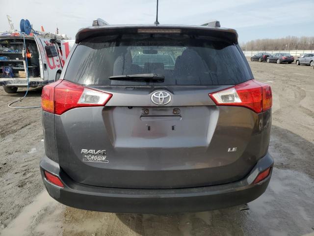 JTMZFREV2ED033483 - 2014 TOYOTA RAV4 LE CHARCOAL photo 6