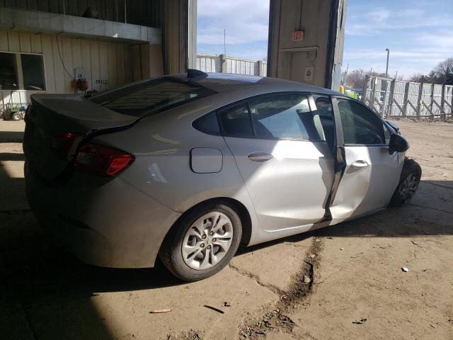 1G1BC5SM4K7136695 - 2019 CHEVROLET CRUZE LS SILVER photo 3