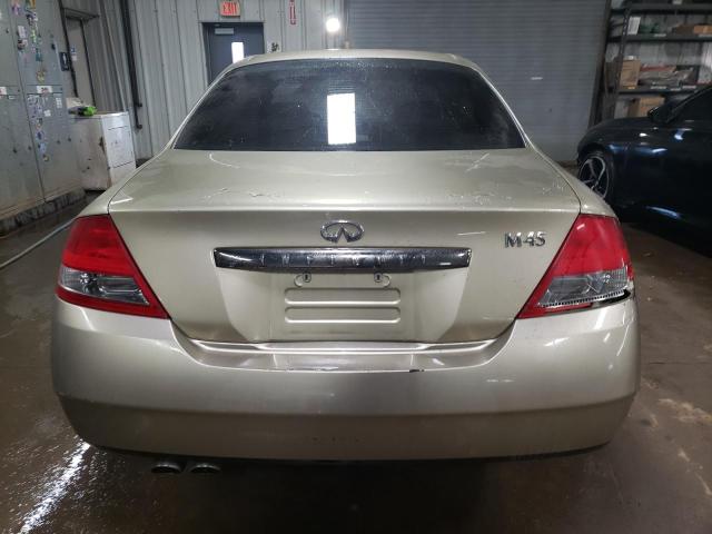 JNKAY41E13M002351 - 2003 INFINITI M45 GOLD photo 6