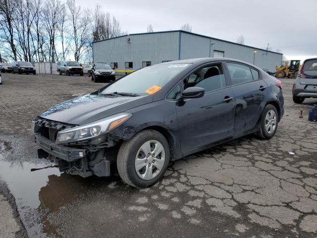 3KPFK4A76JE247703 - 2018 KIA FORTE LX BLACK photo 1