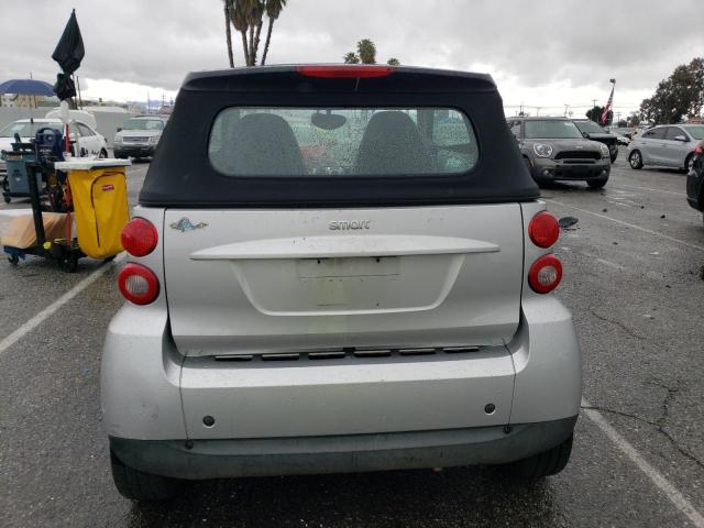 WMEEK31X18K138435 - 2008 SMART FORTWO PASSION SILVER photo 6