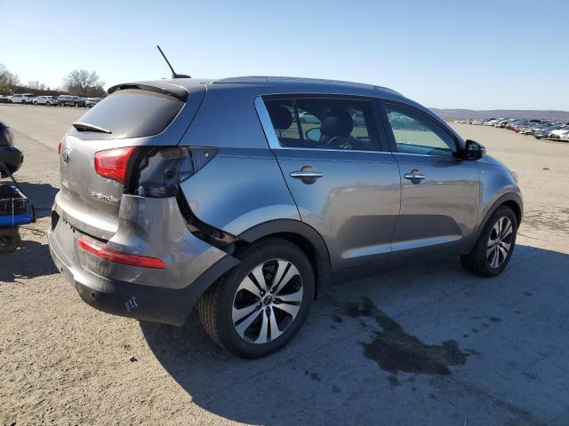 KNDPCCA28C7203723 - 2012 KIA SPORTAGE EX GRAY photo 3