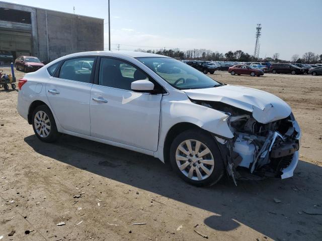 3N1AB7APXHY404401 - 2017 NISSAN SENTRA S WHITE photo 4