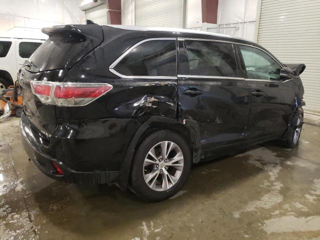 5TDJKRFH0FS143438 - 2015 TOYOTA HIGHLANDER XLE BLACK photo 3
