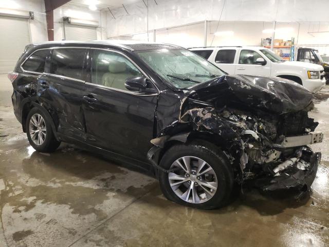 5TDJKRFH0FS143438 - 2015 TOYOTA HIGHLANDER XLE BLACK photo 4