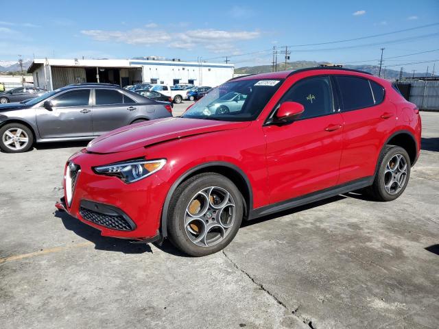 ZASFAKPN9J7B69972 - 2018 ALFA ROMEO STELVIO SPORT წითელი ფოტო 1