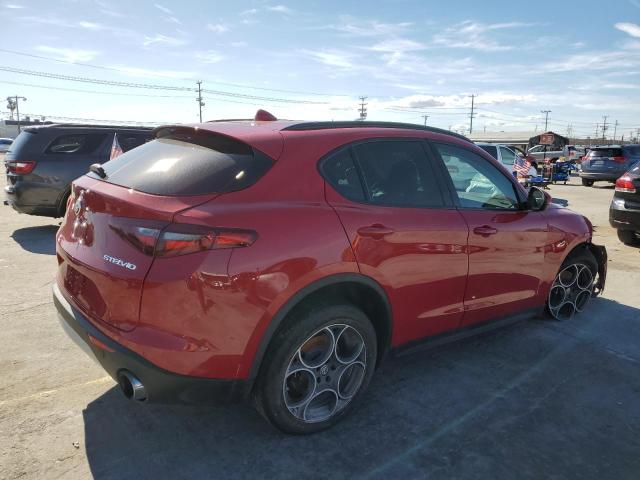 ZASFAKPN9J7B69972 - 2018 ALFA ROMEO STELVIO SPORT წითელი ფოტო 3