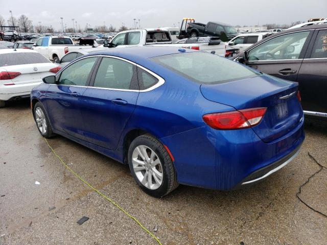 1C3CCCAB3GN150028 - 2016 CHRYSLER 200 LIMITED BLUE photo 2