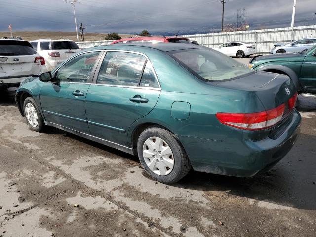 3HGCM56313G702877 - 2003 HONDA ACCORD LX GREEN photo 2