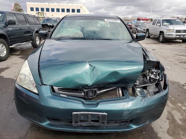 3HGCM56313G702877 - 2003 HONDA ACCORD LX GREEN photo 5