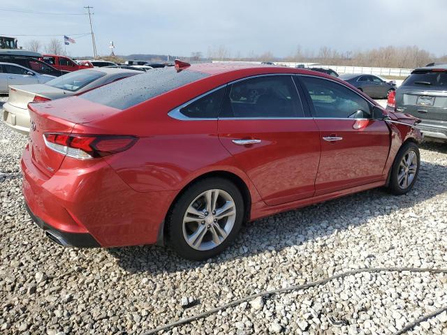 5NPE34AF9JH660128 - 2018 HYUNDAI SONATA SPORT RED photo 3