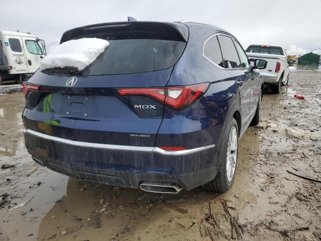 5J8YE1H8XNL000454 - 2022 ACURA MDX ADVANCE BLUE photo 3